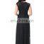 7009# Latest Designs Sleeveless Stitching Black Dresses Women Summer Lace Evening Long Maxi Dress Plus Size Women Clothing