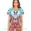 all over sublimation printed t-shirt top quality t-shirt