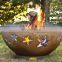 Sample Purchase Outdoor steel sphere fire pit