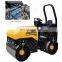 1T mini hydraulic vibratory road roller compactor