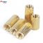 M2-M4 Brass Copper Knurled Columns Camera Isolation Screws Bolts Truss Screw Round Double-pass Copper Column Security Monitoring
