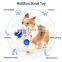 Animal Durable Teeth Chew Dog Toy Ball , Rubber Suction Cup Training Interactive Pet Dog Chew Toy