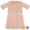 3/4 Sleeve Pink Lace Flower Girl Dresses Wedding Mommy And Me Lace Dress