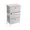 Customized 5L-402 Wholesale Fabric Printing Drawer Dresser Storage Tower 3 Drawers Vertical Chest Home Furniture