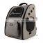 New Design Breathable Pet Backpack Night Reflective Dog Carry Bag Portable Collapsible Dog Pet Cat Carry Backpack