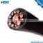 XLPE insulation aluminum/copper shield 2 core 10mm2 concentric cable