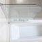 Rectangular shower cubicle toughened glass shower partitions