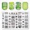 Hot sales MR Series small size rectangle metal stamping plate for nail art