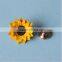 Sunflower Lapel Pin hand-painted flower jewellery Made In China