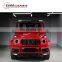 2020 2021 G class w464 G63 body kit for w464 G63 to TOP style with front lip diffuser carbon bonnet and carbon finber auto parts