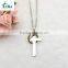 Wholesale Stainless Steel Cross with Ring Necklace