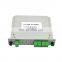 Outdoor 1x4 1x6 1x8 lgx scapc optical splitter insert type simplex fiber plc splitter
