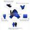 Royal blue polyester palm super soft foam industrial latex paint for safe work non-slip nitrile gloves