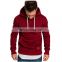 men hoodies autumn Solid colour pullover sweatshirts men Casual logo custom hoodies men