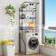 K&B 3-tier bathroom rack storage toilet rack shelf over the toilet metal storage shelf