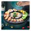 Smokeless Commercial Teppanyaki Mini Hotpot Bbg Sandwich Round Electric Salamander Grill