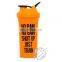 Promotional high quality BPA Free portable personalized plastic custom powder gym protein shaker cup custom logo