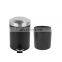 New design 5 Liter stainless steel powder coating pedal bin embossing surface design trash can for home office and hotel use