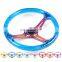 AUSO Universal Auto Parts 350mm 14 inch 70mm Deep Racing Sports Acrylic Transparent Steering Wheel