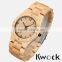 Customize logo 2016 elegant natural wholesale wood watch,vogue wrist wood watch in promotion