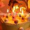 New Arrival 5Pcs/Pack Birthday Cake Candle Colorful Bear Shape Decoration Candle For Kid's Birthday Creative Cake Candles