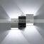 Nordic Modern Black Metal Wall Mounted Sconce Lamps LED Indoor Hotel Decorative Wall Light
