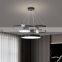 High Quality LED Dimmer Chandelier Simple Circular Pendant Light Ceiling Light for Indoor Hotel Engineering