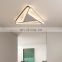 Aluminum Silica Gel Triangle Chandelier Indoor Bedroom Modern LED Indoor Office Hotel Home LED Ceiling Lamp