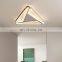 Aluminum Silica Gel Triangle Chandelier Indoor Bedroom Modern LED Indoor Office Hotel Home LED Ceiling Lamp