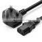 Power Cord USA Plug EU Power Plug C7 C8 C13 C14 C19 2 Pin 3Pins UK Power Cable 10A/13A/15A AC Cords For Laptop Desktop PC