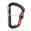 JRSGS High Quality 30KN Snap Hook  Aluminum Screw Gate Locking Carabiner Climbing for Outdoor S7112B