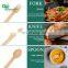 Yada Custom 160mm Eco Friendly Biodegradable Natural Wood Knife Fork Spoon Wood Cutlery Set