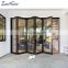 Superhouse high quality aluminum bi fold garage doors exterior bi folding glass door for house