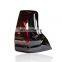 MAICTOP car auto part tail light for Prado fj150 2010-2017 black and red LED rear lamp