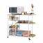 Cheap Mdf Kitchen Island With Warm Plates Cart Trolley