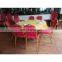 Factory price foldable round  folding table and chairs