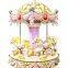 Guangdong Supply Zhongshan Tai Lok Entertainment Manufacturing Small and Medium-sized Indoor and Outdoor Play Equipment Merry-go-round 6-seat Palace Carousel Luxury Mini-carousel