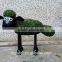 best price artificial milan animals shape grass topiary for theme park decoration wholesale