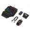 RGB Light Backlit Keyboards Mouse with Converter Adapter Set Mobile Gaming Keyboard Mouse Combos