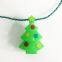 Christmas Tree LED Lighted Necklace for Party