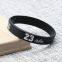 China Supplier Custom Basketball Star NO.23 Camouflage Debossed Ink Filled Waterproof and Durable Sports Silicone Bracelet