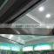 Stainless steel Side hanging frameless glass folding door, glass folding door hardware, folding door system