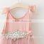 Stunning Off pale violet red lace chiffon girls dress elegant rhinestone sash girls lacy dress for wedding