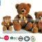 big size toy teddy bear custom plush toy/plush brown bear toy/soft plush brown bear toy
