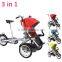 Folding aluminum Taga baby stoller bike with Shimano speed system & Shimano gear hub