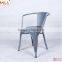 Wholesale cheap steel industrial cafe metal dining chair