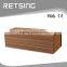 Folding Box Glasses Case Sunglasses Case Imitation Wood Box Eyeglasses Case Leather Wood Glasses Box