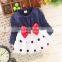 bow knot and dot dresses fall kids clothing