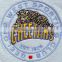 Round embroidery design sew on or iron on embroidery patches for cloth