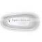 Drop in simple white bathtub